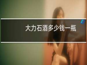 大力石酒多少钱一瓶