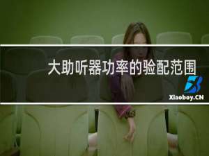 大助听器功率的验配范围