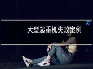 大型起重机失败案例