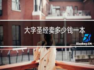 大字圣经卖多少钱一本