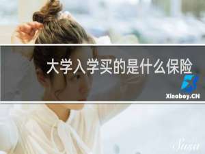 大学入学买的是什么保险