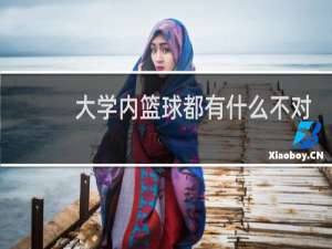 大学内篮球都有什么不对