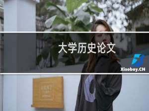 大学历史论文