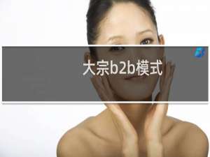 大宗b2b模式