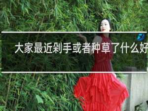 大家最近剁手或者种草了什么好物？什么梗