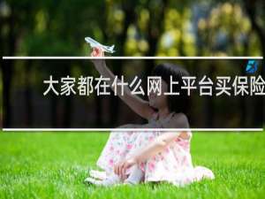 大家都在什么网上平台买保险