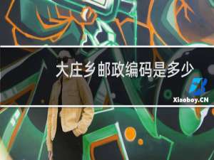 大庄乡邮政编码是多少