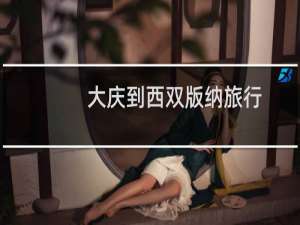 大庆到西双版纳旅行