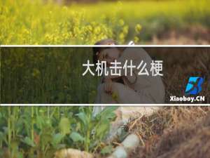 大机击什么梗