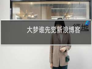 大梦谁先觉新浪博客