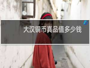 大汉铜币真品值多少钱