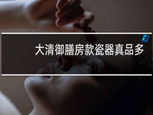大清御膳房款瓷器真品多少钱