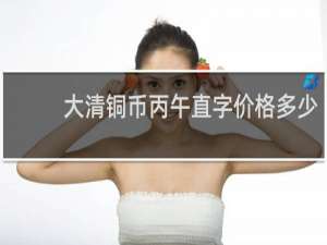 大清铜币丙午直字价格多少