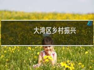 大湾区乡村振兴