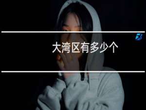 大湾区有多少个
