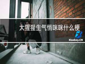 大猩猩生气悄咪咪什么梗