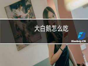 大白鹅怎么吃