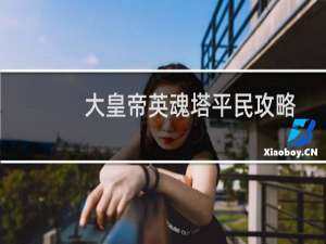 大皇帝英魂塔平民攻略