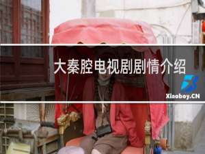 大秦腔电视剧剧情介绍