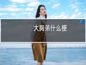 大胸弟什么梗