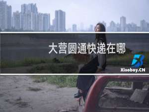大营圆通快递在哪