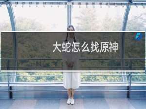 大蛇怎么找原神