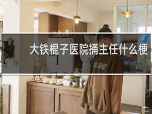 大铁棍子医院捅主任什么梗