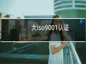 大iso9001认证