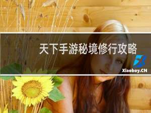 天下手游秘境修行攻略