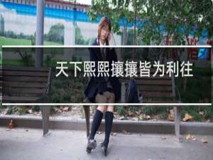 天下熙熙攘攘皆为利往是什么意思（熙熙攘攘皆为利往什么意思）