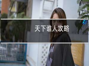天下谁人攻略
