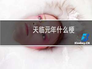 天临元年什么梗