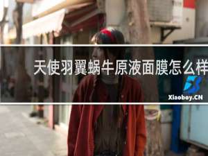 天使羽翼蜗牛原液面膜怎么样