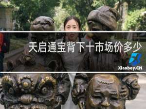 天启通宝背下十市场价多少