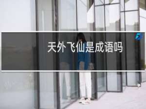 天外飞仙是成语吗