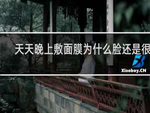天天晚上敷面膜为什么脸还是很干