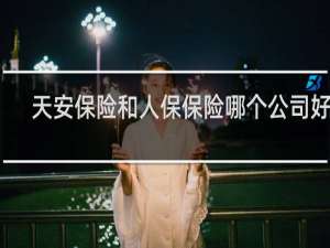 天安保险和人保保险哪个公司好呢