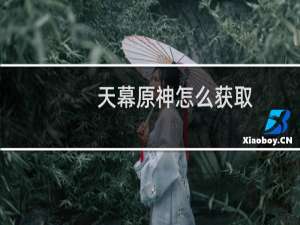 天幕原神怎么获取