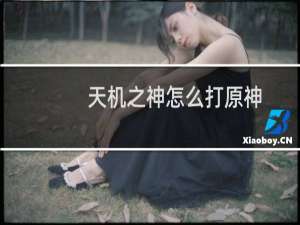 天机之神怎么打原神