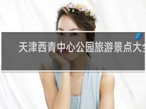 天津西青中心公园旅游景点大全