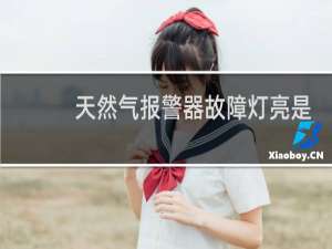 天然气报警器故障灯亮是什么原因