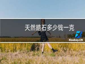 天然皓石多少钱一克