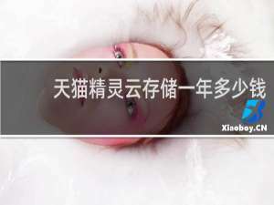 天貓精靈云存儲一年多少錢