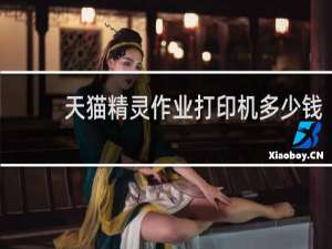 天猫精灵作业打印机多少钱