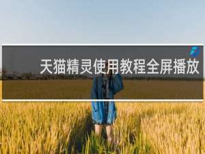 天貓精靈使用教程全屏播放