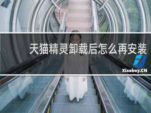 天貓精靈卸載后怎么再安裝