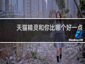 天猫精灵和你比哪个好一点