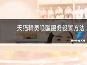天貓精靈喚醒服務設置方法