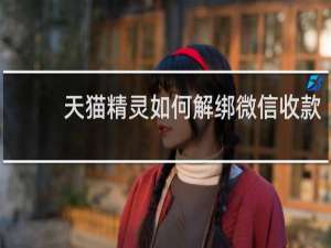 天猫精灵如何解绑微信收款