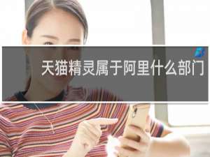 天猫精灵属于阿里什么部门